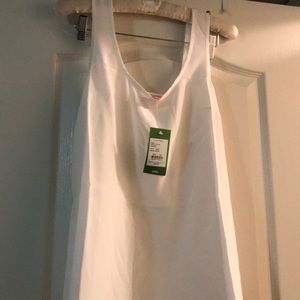 NWT White Silk Lilly Pulitzer Tank Top Size XS